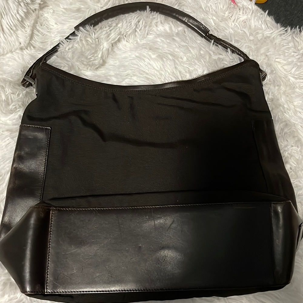 Authentic Canvas & Leather GUCCI Shoulder bag